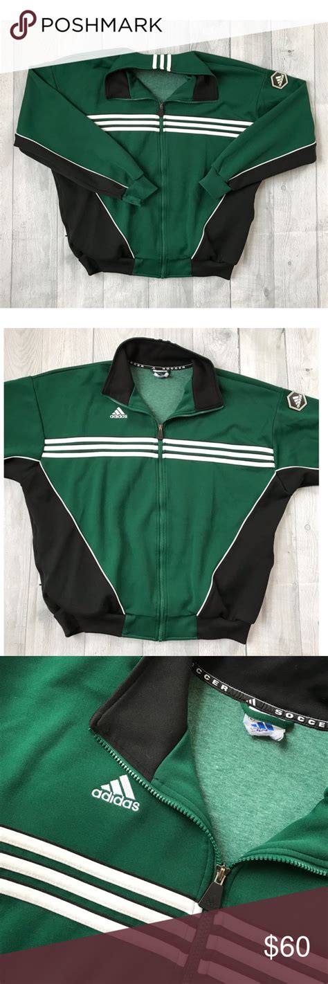 vintage Adidas soccer jacket